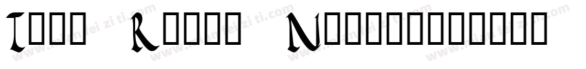Tmes Roman Normal字体转换